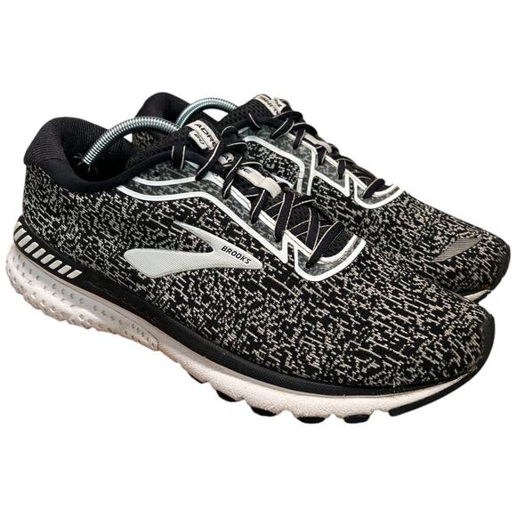 Brooks Adrenaline GTS 20 Men's SZ 11.5 Sneaker Black White Oreo READ Need Insole - Picture 7 of 16